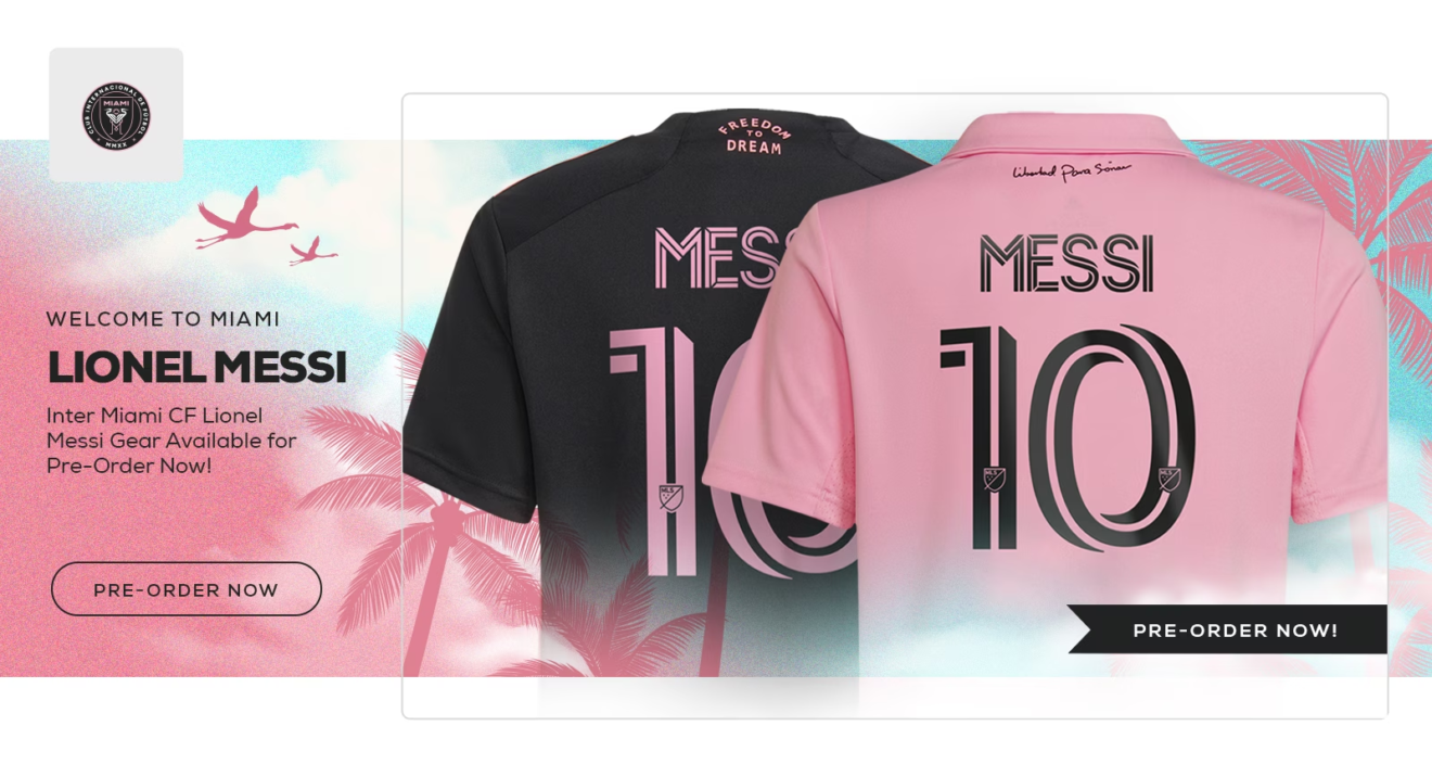 Lionel Messi Inter Miami CF adidas Youth 2023 La Noche Replica Jersey -  Black